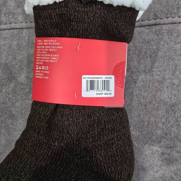 NWT Canada Weather Gear Men's Lounge Socks Size 6-12 - Picture 4 of 4